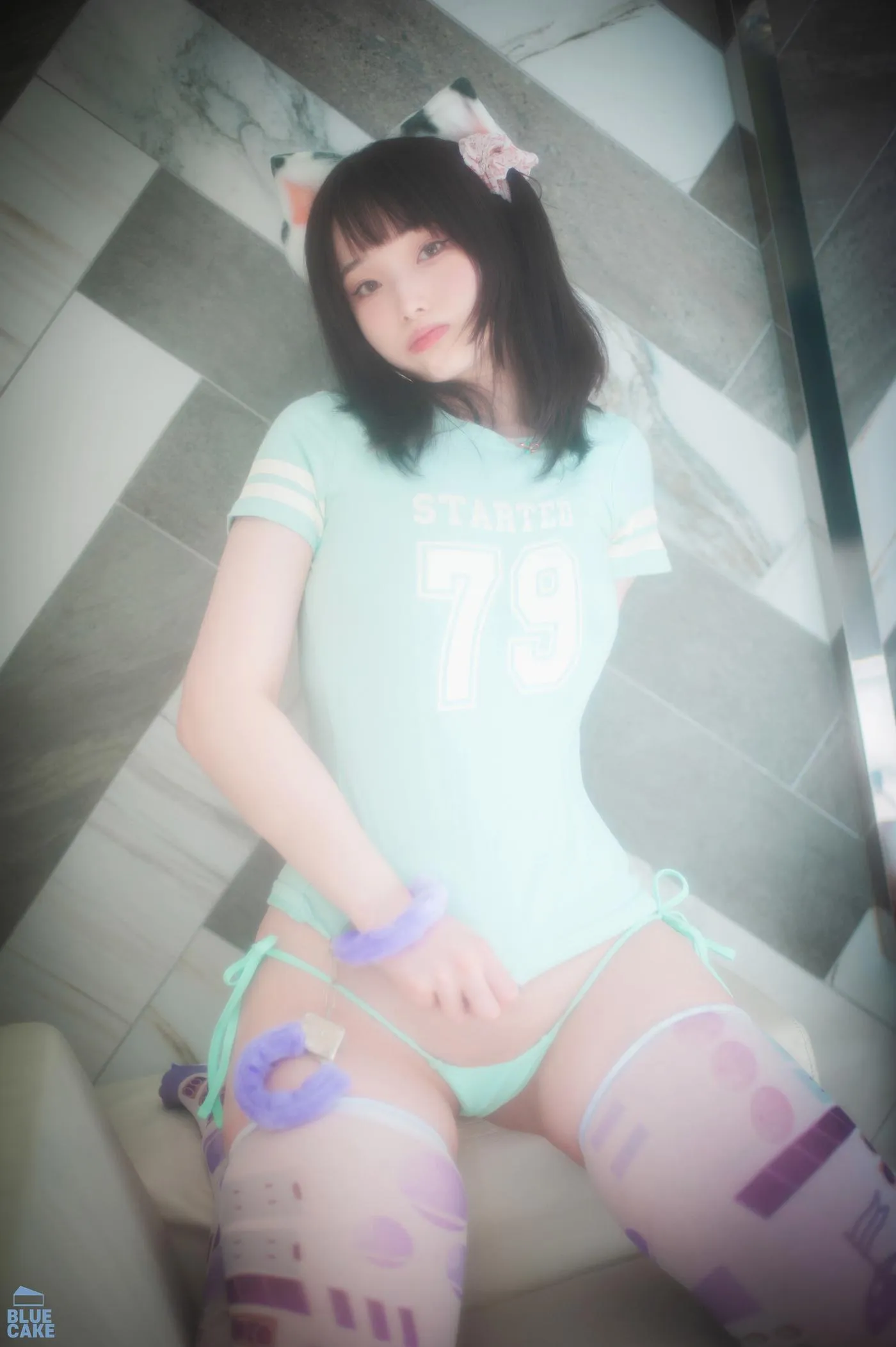 Bambi밤비 – NO.91 [BLUECAKE] Naughty Cats Pink  Mint RED[23] [55P]插图3